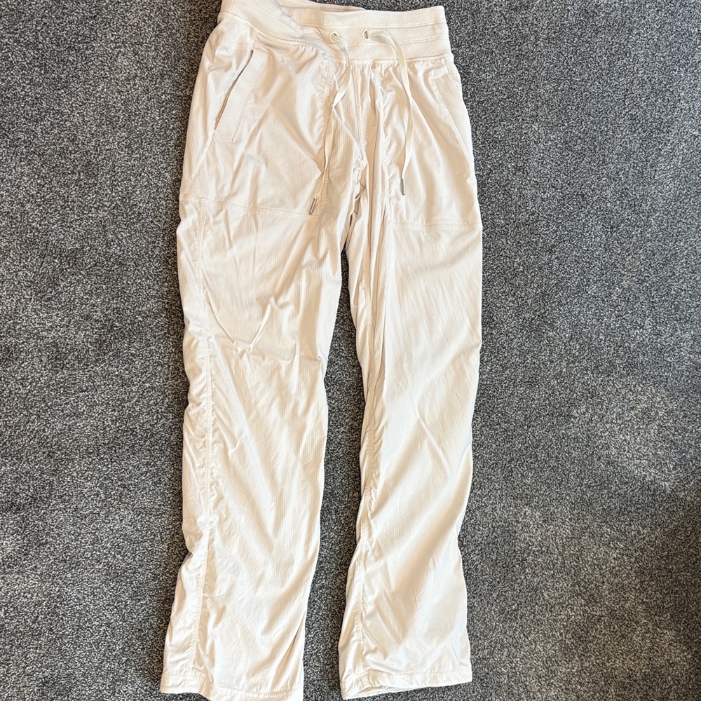 Lululemon Dance Studio Lined Cream Casual Pants